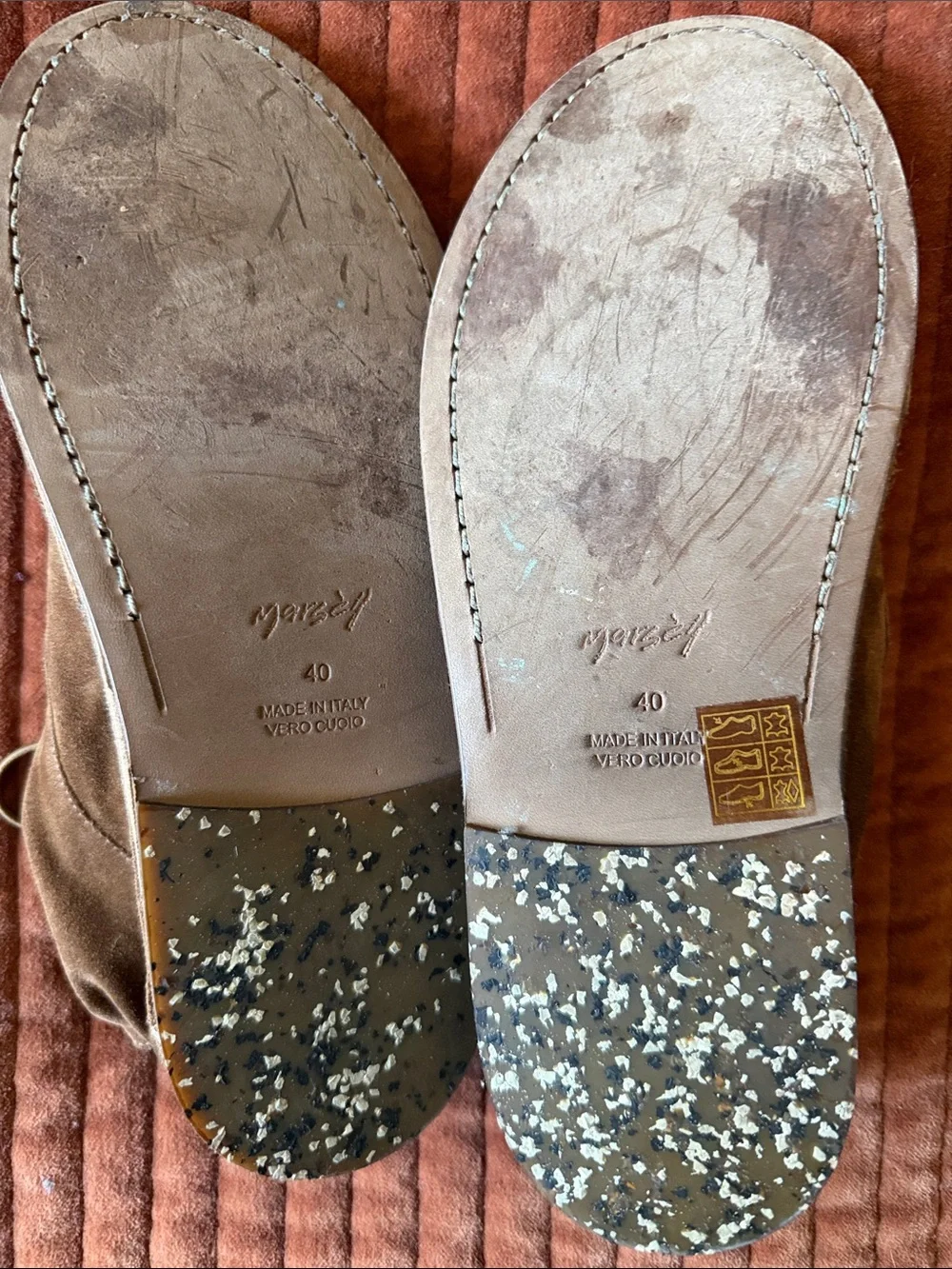 MARCÈLL Men's Strasacco Brown Suede Chukka Boots